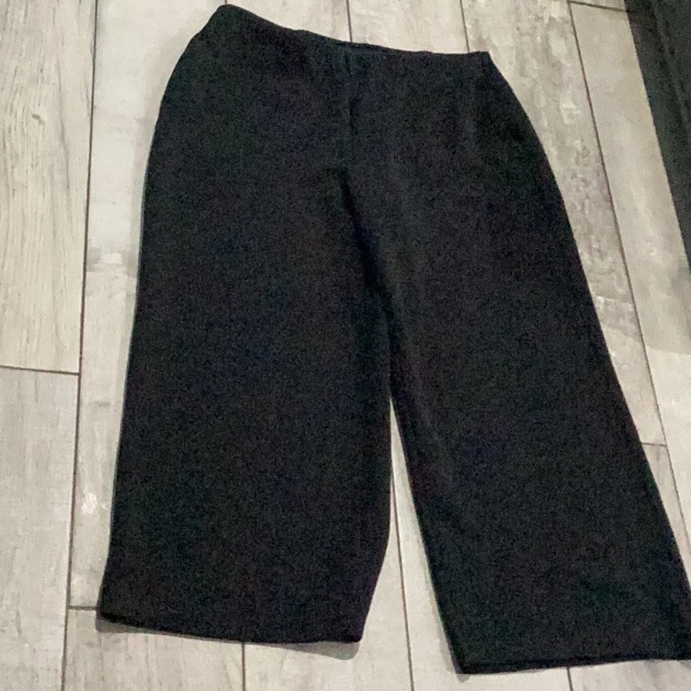 Lane Bryant Black Wide Leg Pants size 18  #187
